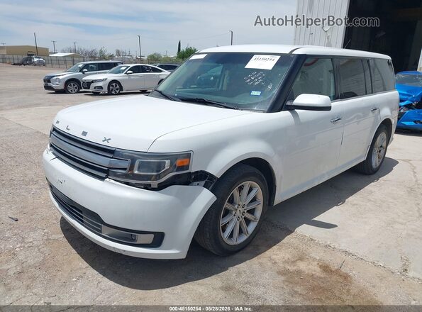 2FMGK5D89HBA03023 2017 FORD FLEX White Vista tres cuartos delantera izquierda