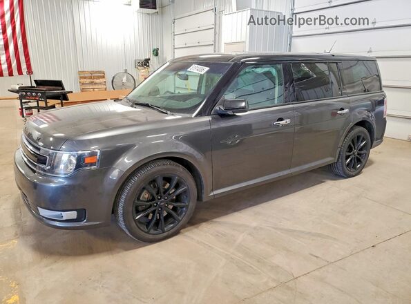 2FMHK6C80GBA22344 2016 FORD FLEX Gray წინა მარცხენა ხედი სამი მეოთხედიდან
