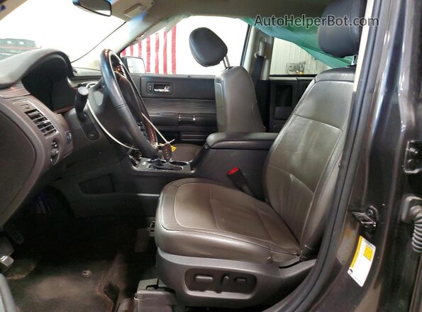2FMHK6C80GBA22344 2016 FORD FLEX Gray წინა სალონის ხედი