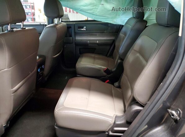 2FMHK6C80GBA22344 2016 FORD FLEX Gray უკანა სალონის ხედი