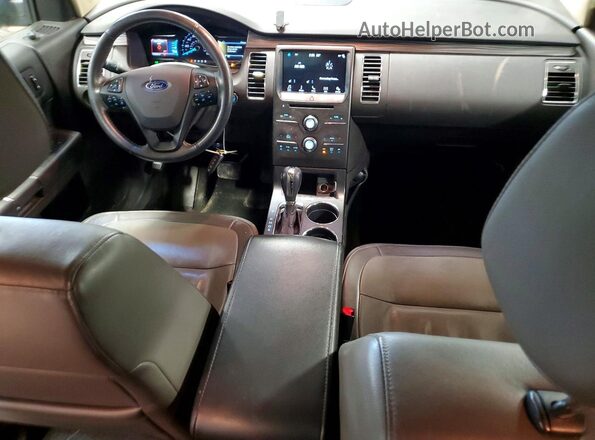 2FMHK6C80GBA22344 2016 FORD FLEX Gray წინა პანელის ხედი