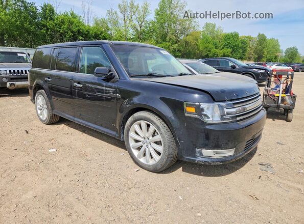 2FMHK6C80KBA38620 2019 FORD FLEX Черный Передняя правая четверть