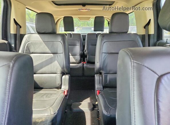 2FMHK6C80KBA38620 2019 FORD FLEX Черный Вид задних сидений