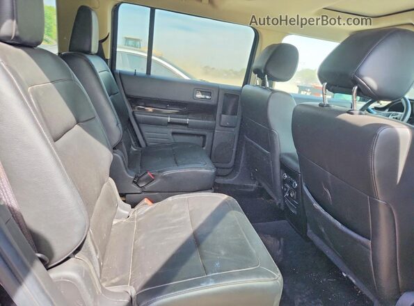 2FMHK6C80KBA38620 2019 FORD FLEX Черный Вид задней части салона