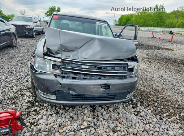 2FMHK6C81KBA12155 2019 FORD FLEX Gray Widok wnętrza z tyłu