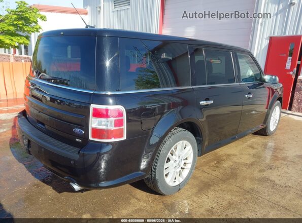 2FMHK6C81KBA30414 2019 FORD FLEX Черный Задняя правая четверть