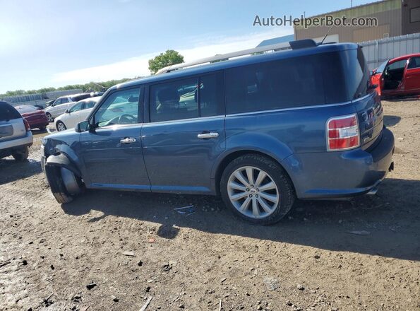 2FMHK6C84KBA00288 2019 FORD FLEX Blue უკანა მარცხენა