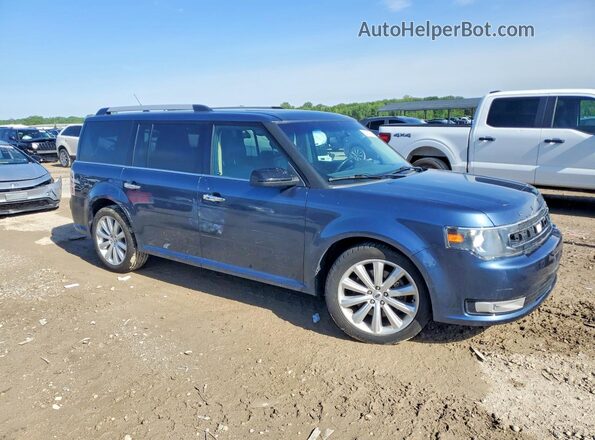 2FMHK6C84KBA00288 2019 FORD FLEX Blue წინა მარჯვენა