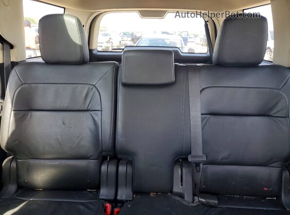 2FMHK6C84KBA00288 2019 FORD FLEX Blue უკანა სავარძლების ხედი