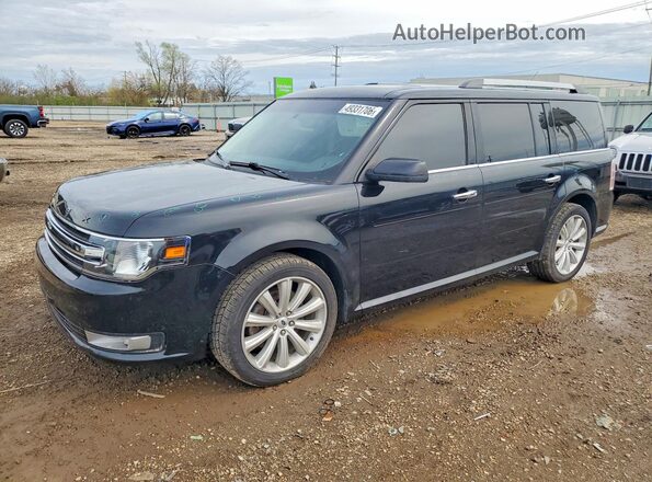2FMHK6C84KBA26096 2019 FORD FLEX Черный Передняя левая четверть