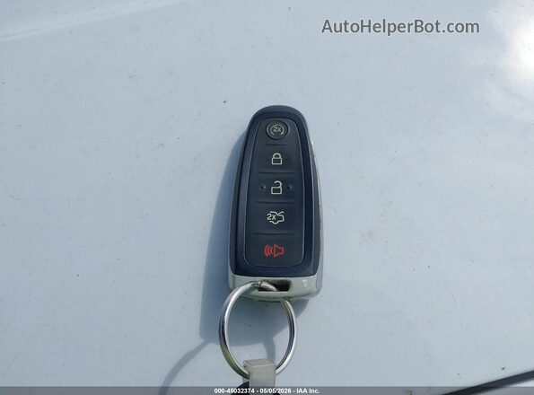 2FMHK6C85HBA03029 2017 FORD FLEX White Widok deski rozdzielczej