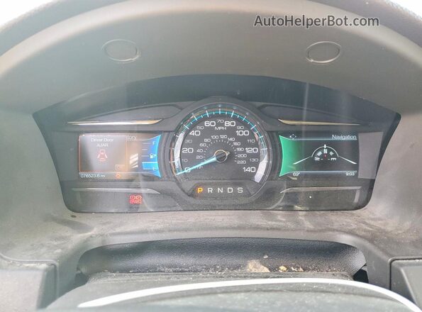 2FMHK6C85KBA22798 2019 FORD FLEX Черный Вид щитка приборов