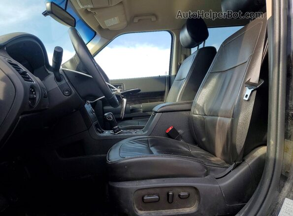 2FMHK6C85KBA22798 2019 FORD FLEX Черный Вид салона спереди