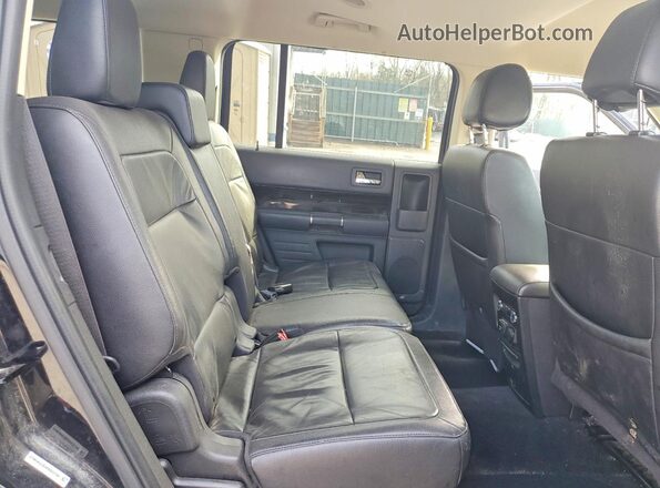 2FMHK6C85KBA22798 2019 FORD FLEX Черный Вид задней части салона