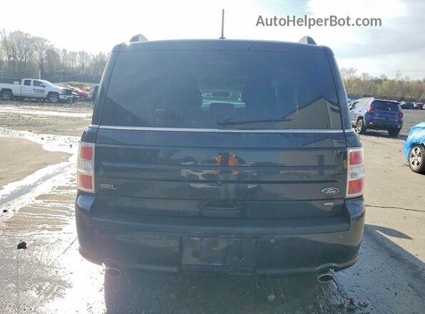 2FMHK6C85KBA22798 2019 FORD FLEX Черный Вид сзади