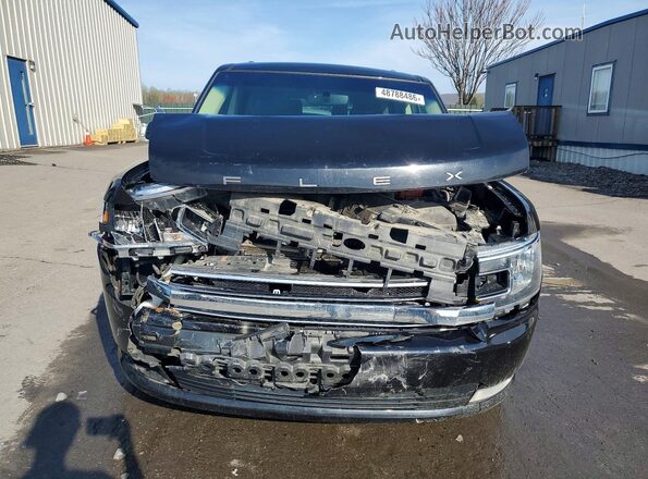 2FMHK6C85KBA22798 2019 FORD FLEX Черный Вид спереди