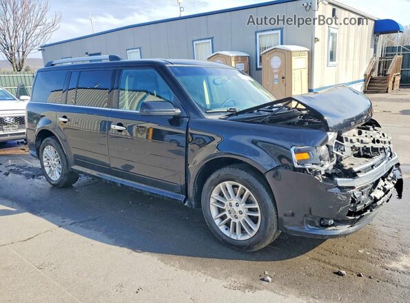 2FMHK6C85KBA22798 2019 FORD FLEX Черный Передняя правая четверть