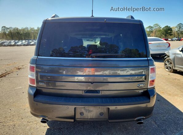 2FMHK6C86GBA13132 2016 FORD FLEX Charcoal Вид ззаду
