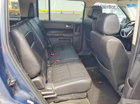 2FMHK6C86JBA02168 2018 FORD FLEX Blue Widok tylnych siedzeń