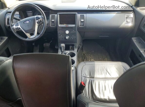 2FMHK6C86JBA02168 2018 FORD FLEX Blue Widok deski rozdzielczej