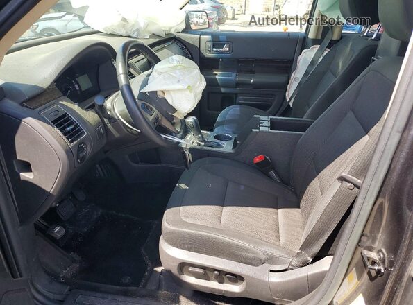 2FMHK6C88JBA10367 2018 FORD FLEX Gray Вид салону спереду