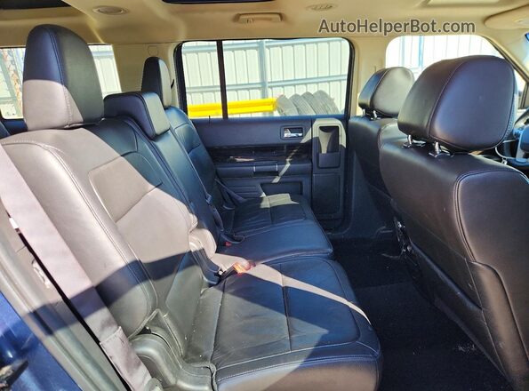 2FMHK6C88KBA33889 2019 FORD FLEX Teal Widok wnętrza z tyłu