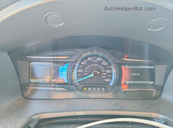 2FMHK6D88KBA15293 2019 FORD FLEX Желто-коричневый Вид щитка приборов