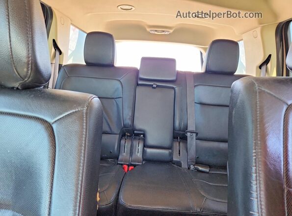 2FMHK6D88KBA15293 2019 FORD FLEX Желто-коричневый Вид задних сидений