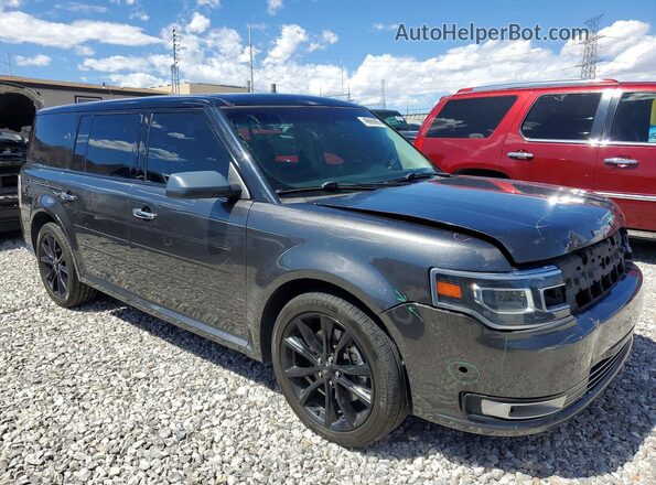 2FMHK6DT8JBA18195 2018 FORD FLEX Серый Передняя правая четверть
