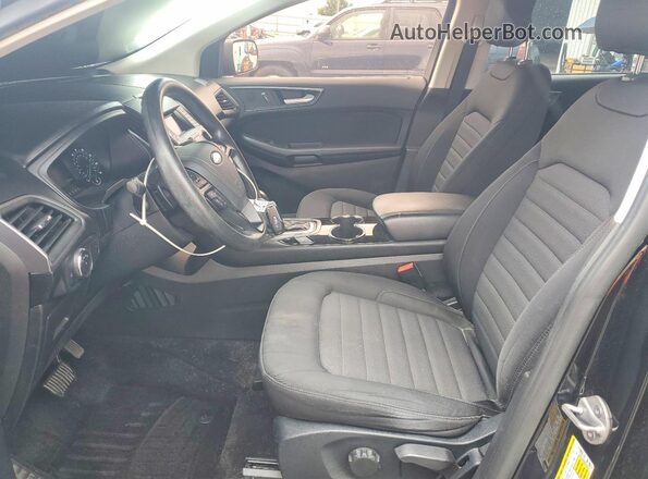 2FMPK3G90GBC40295 2016 FORD EDGE Black Widok wnętrza z przodu