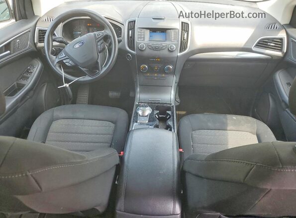 2FMPK3G90KBB43106 2019 FORD EDGE Серебряный Вид панели приборов
