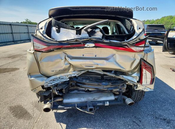 2FMPK3G91JBC49448 2018 FORD EDGE Бежевый Вид сзади