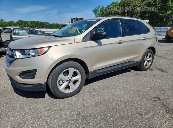 2FMPK3G91JBC49448 2018 FORD EDGE Бежевый Передняя левая четверть