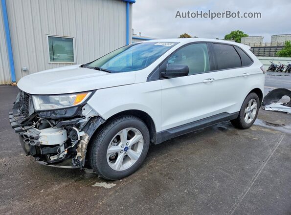 2FMPK3G92HBB88508 2017 FORD EDGE Белый Передняя левая четверть