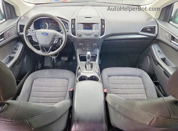 2FMPK3G92HBB88508 2017 FORD EDGE Белый Вид панели приборов