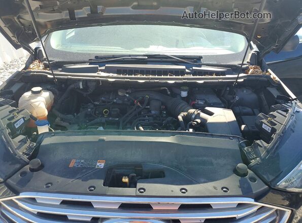 2FMPK3G92KBC17691 2019 FORD EDGE Black Vista del compartimento del motor