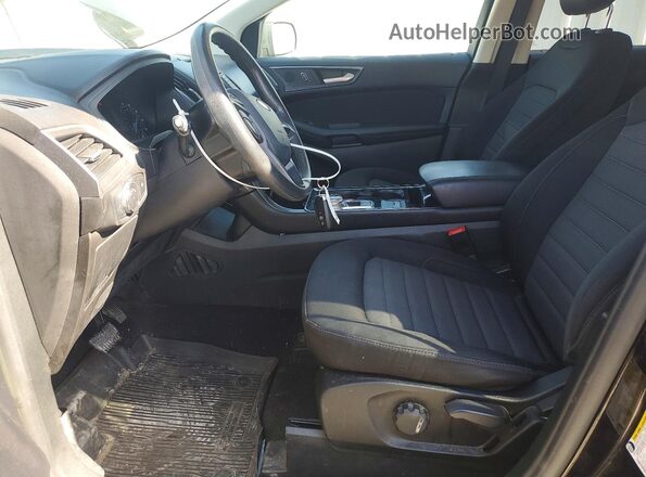 2FMPK3G92KBC17691 2019 FORD EDGE Black Vista interior delantera