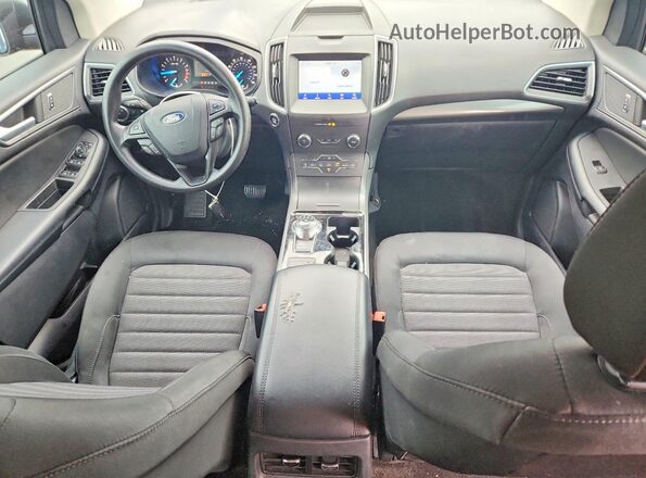 2FMPK3G92LBA35216 2020 FORD EDGE Синий Вид панели приборов
