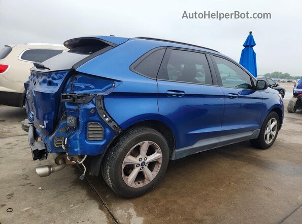 2FMPK3G92LBA35216 2020 FORD EDGE Синий Задняя правая четверть