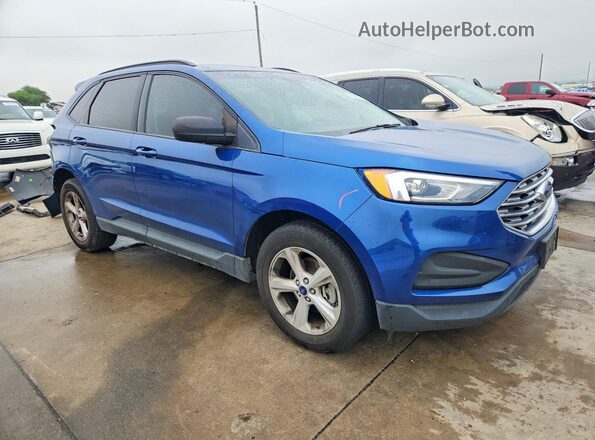 2FMPK3G92LBA35216 2020 FORD EDGE Синий Передняя правая четверть