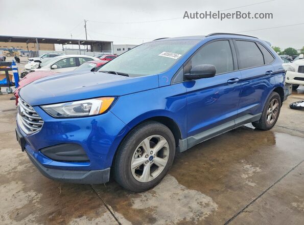 2FMPK3G92LBA35216 2020 FORD EDGE Синий Передняя левая четверть