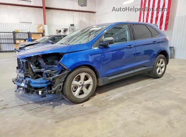 2FMPK3G92MBA16182 2021 FORD EDGE Синий Передняя левая четверть
