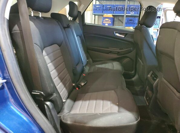 2FMPK3G92MBA16182 2021 FORD EDGE Синий Вид задней части салона