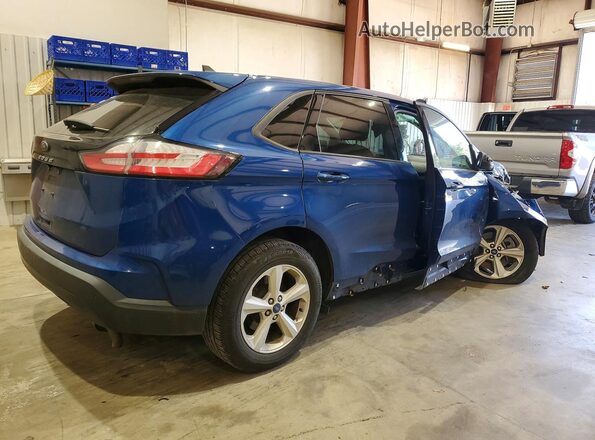 2FMPK3G92MBA16182 2021 FORD EDGE Синий Задняя правая четверть