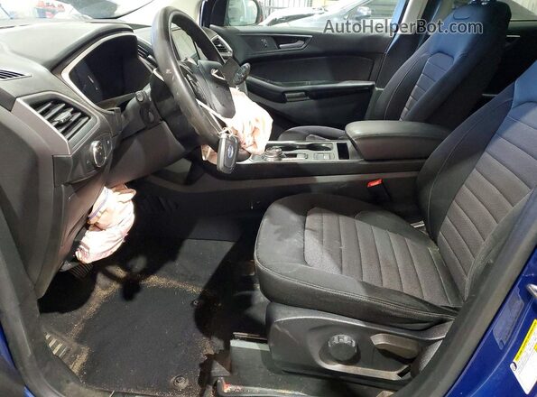2FMPK3G92MBA16182 2021 FORD EDGE Синий Вид салона спереди