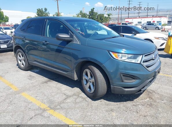 2FMPK3G93GBC31347 2016 FORD EDGE Бирюзовый Передняя правая четверть