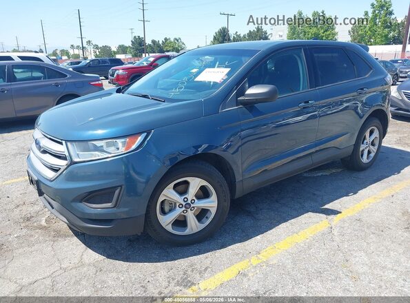 2FMPK3G93GBC31347 2016 FORD EDGE Бирюзовый Передняя левая четверть