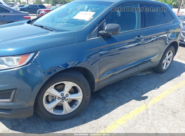 2FMPK3G93GBC31347 2016 FORD EDGE Бирюзовый Вид спереди