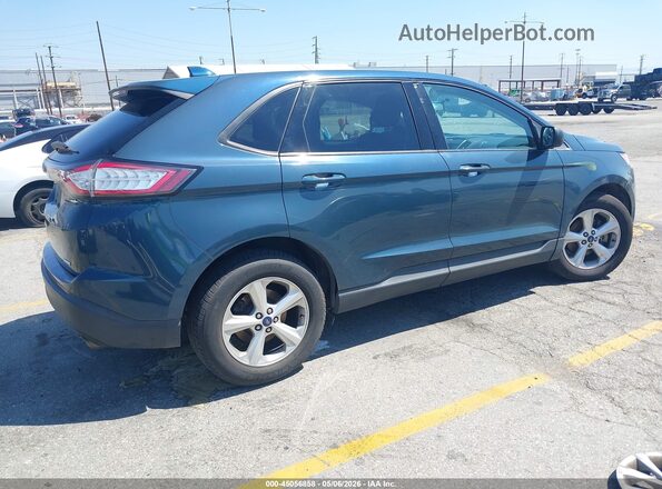 2FMPK3G93GBC31347 2016 FORD EDGE Бирюзовый Задняя правая четверть