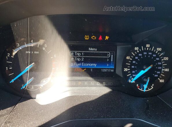 2FMPK3G93HBB20816 2017 FORD EDGE Black ხელსაწყოთა პანელის ხედი